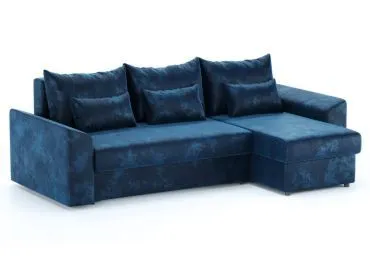 Диван угловой Арден Nuvola 79 синий