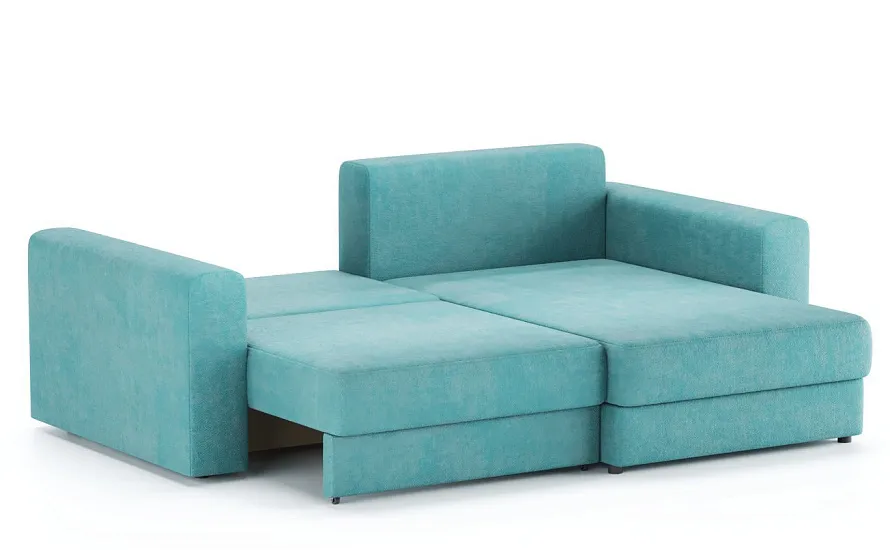 Диван угловой Ларсон 2М Nordic 71 аквамарин - 4